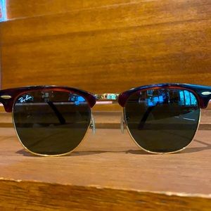 Ray Ban men’s sunglasses. Club masters
